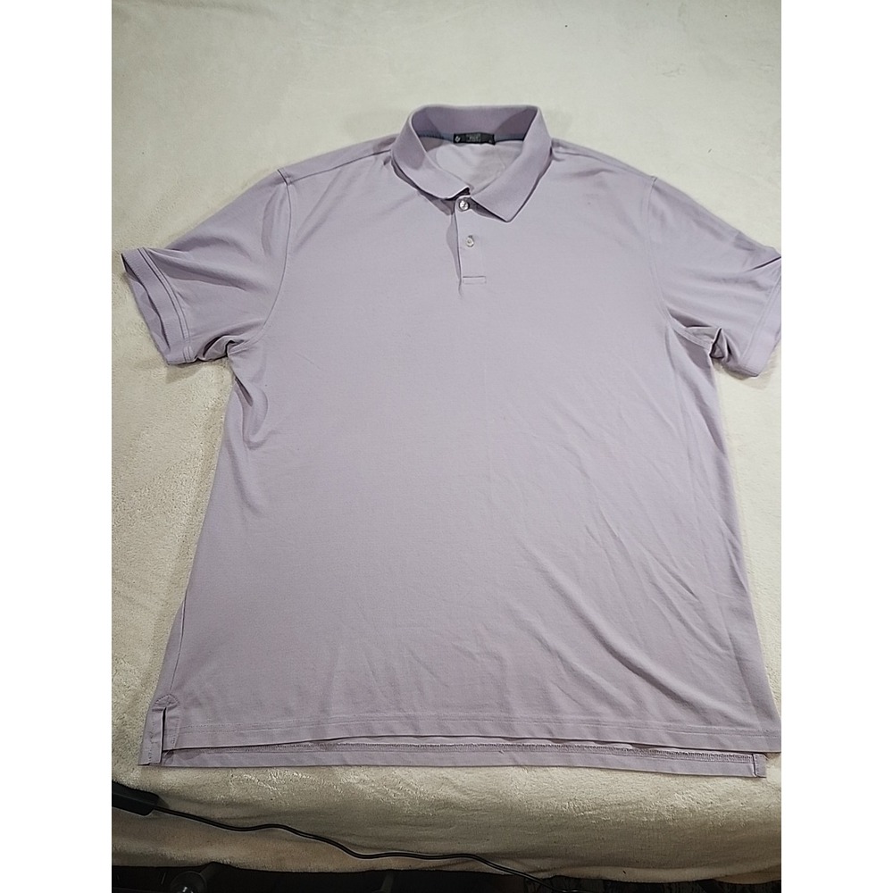 Member's Mark Men's Stretch Cotton Classic Fit Pique Polo Shirt Lavender XL